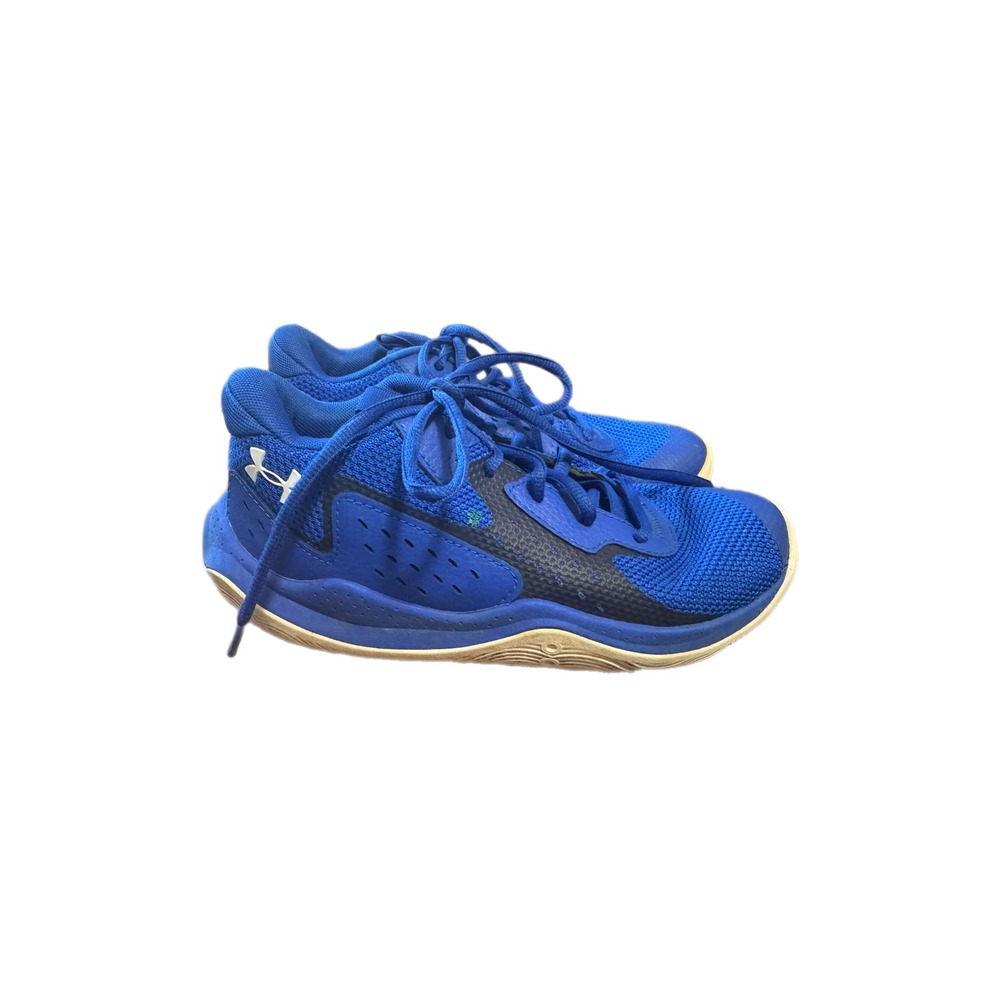Under Armour Basketball Shoes Youth 3Y Blue Excellent Low Top 3023949-401